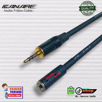 Gambar Kabel Audio/Kabel Adapter Jack TRS 3.5mm Female to Jack TRS Aux 3.5mm Male - Canare - 50 Cm Splitter Speaker Headphone Wireless Handphone - 10 Cm dari Success Audio undefined 2 Tokopedia