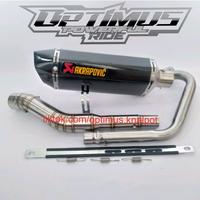 Gambar KNALPOT AKRAPOVIC CBR150R R15 GSX VIXION CB150R - CBR150R OLD, FULLSET dari OPTIMUS RACING undefined 1 Tokopedia