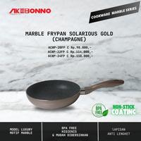 Gambar AKEBONNO - Deep Wok Frypan/Wajan/Pan Goreng Anti Lengket/Alat Masak Rumah 20-24Cm Solarious Gold BPA FREE - 24cm dari Akebonno undefined 1 Tokopedia