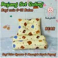 Gambar Bantal Peyang Set Guling / Bantal Tidur Bayi Karakter / Bantal Bayi Newborn - PANDA KREM dari Babykidz.id undefined 4 Tokopedia