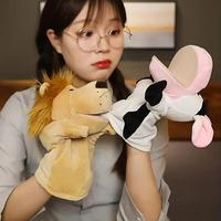 Gambar Boneka Tangan Anak Karakter Binatang Plush Dolls Animal Monkey Giraffe Cow Lion Handpuppet Mulut Bergerak Untuk Dongeng - Monyet dari Dicentra undefined 3 Tokopedia
