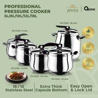 Gambar Professional Pressure Cooker Oxone Presto 8 10 12 18 Liter Stainless Steel - OX-1080 8L  dari Juwita Online undefined 1 Tokopedia