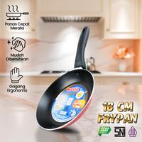 Gambar [RD] Maspion Maxim Valentino 12cm 18cm 20cm 22cm 24cm 26cm - Frypan Anti Lengket Teflon Classic - Pilihan Terbaik untuk Masak Sehari-Hari, Bebas PFOA & BPA, Cocok untuk Kompor Gas/Listrik Kitchenware - 12cm dari Ratu dapur_NEW undefined 5 Tokopedia