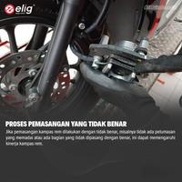 Gambar Elig Kampas Rem Belakang Motor All Jupiter MX / Xabre / Satria FU 150 - EM105 dari MITECH IDN undefined 4 Tokopedia