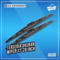 Gambar Wiper Mobil Frame Besi Konvensional MAZDA MAZDA 3 HATCHBACK - Wiper Dual Adaptor / Wiper Metal Blade Kaca Depan Mobil 2 PCS Tipe Wiper Advantage Gagang Frame Besi Tebal 1,2MM - 1 set / sepasang / 2 pcs dari KLIK MOTORSPORT undefined 4 Tokopedia