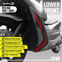 Gambar Hayaidesu PCX 160 (2021-2024) Body Protector Lower Front Cover - MERAH dari Hayaidesu Indonesia undefined 1 Tokopedia