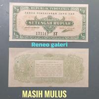 Gambar Mulus ½ Rupiah Seri ORI tahun 1945 Termasuk Uang kertas kuno Pertama Indonesia, 0,5 1/2 asli Perlembar dari RENEO ANTIK undefined 1 Tokopedia