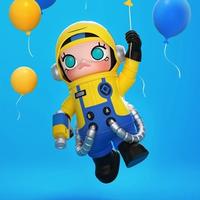 Gambar Mainan Pop Mart Mega Space Molly 400% Edisi Terbatas Minions - Toy dari Toko Sriton undefined 3 Tokopedia