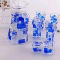 Gambar Dring king set kaca terdiri 1 pcs teko dan 6 pcs gelas capodimonte - Merah dari ALCAPONE74 undefined 4 Tokopedia