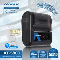 Gambar ALGOO AT-58CT  Printer Struk Nota Thermal Bluetooth Tanpa Tinta dari Algoo Tech Indonesia undefined 3 Tokopedia