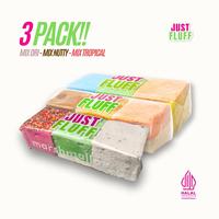 Gambar 3 Pack Marshmallow JustFluff [BEBAS PILIH] [9 KOTAK] [HALAL] [3 PACK] - 3 PACK MIX ALPHA dari JustFluff undefined 5 Tokopedia