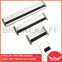 Gambar Tutup Lubang Kabel Meja Anodize TSM / Grommet Table / Tutup Gromet Meja Kotak - LK 008 80X160 AND dari BHINNEKA-FF undefined 3 Tokopedia