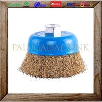 Gambar Sikat Mangkok Kuning 4 Inch Benz / Cup Brush Kawat Gerinda Tangan 4" dari Kokobee Store undefined 2 Tokopedia