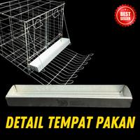 Gambar Talang/Tempat Pakan Ayam Galvanis Petelur Variasi Anti Karat | Best Seller - TEMPAT PAKAN 2/2 FREE CANTOLAN dari Belanja bangunan undefined 2 Tokopedia