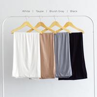 Gambar Isla Premium Rayon Viscose Stretch Knit Scarves - Hijab Kerudung Pashmina Basic - Black dari ISLA undefined 2 Tokopedia