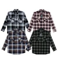 Gambar Kemeja Flanel Lengan Panjang Unisex Premium Distro Bandung Motif Kotak-Kotak Size L-XXL - Baju Cowok Pria Nyaman - COKLAT X PUTIH, L dari MALANCA STORE undefined 5 Tokopedia