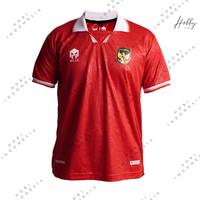 Gambar PROMO Jersey Timnas Indonesia Mills 2023 Pria dan wanita Unisex Embos Logo Timbul - MERAH POLOS, XXL dari Hobi.indonesia undefined 3 Tokopedia