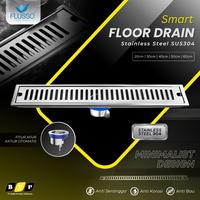 Gambar FLUSSO Floor Drain Saringan Air Kamar Mandi Panjang Stainless Afur Katub Otomatis Kuningan | Saringan Got Lantai Kamar Mandi 2502 - BREADBOARD 20 CM, SILVER dari BUMI PUTERA PERKASA undefined 2 Tokopedia