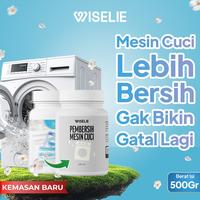 Gambar Wiselie Pembersih Mesin Cuci Beli 2 Lebih Hemat Ampuh Dijamin Bersih Menghilangkan Kotoran dan Sisa Deterjen Mencegah Bau Tidak Sedap Menjaga Performa Mesin Cuci Semua Jenis Mesin  1000 GRAM Clean - 500gr dari Wiselie Indonesia undefined 4 Tokopedia