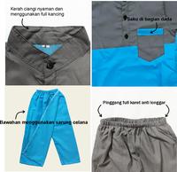 Gambar Setelan Koko Anak Kombinasi Baju Muslim Koko Anak Laki laki One Set Koko Sarung Celana Anak 2-10 Tahun Lembut - Hitam-Abu, 6 Tahun dari SYAM STORY_NEW undefined 3 Tokopedia