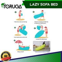 Gambar Lazy Bag Air Sofa Bed Lamzac Santai Sofa Angin Pantai 225 X 86 X 50 Cm Pasti Promo - Hijau dari Jolila Shop undefined 1 Tokopedia