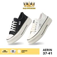 Gambar RAJA SNEAKER Aerin Sneakers Wanita Canvas Sepatu Sekolah Bertali Fashion Kekinian Import Korea Style 9178 - BROKEN WHITE, 40 dari RENA ASTHAWA undefined 1 Tokopedia