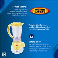 Gambar Blender Miyako Plastik 1.5 Liter BL-211PLY Bergaransi Resmi - Bubble Wrapp dari topjaya elektronik undefined 4 Tokopedia