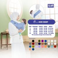 Gambar Gendongan Bayi Samping Instan Baby Pouch Busa Premium Gloo Baby 1 layer - NAVY, S dari Gloo baby n kids_NEW undefined 4 Tokopedia