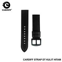 Gambar CARDIFF Strap Kulit Dual Time Original Strap Jam Tangan Kulit UK 22 Coklat Watch Hitam Watches - Hitam dari CARDIFF. undefined 2 Tokopedia
