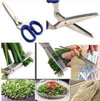 Gambar Gunting 5 Layer Scissors Five layer pemotong sayuran,bawang praktis / Gunting 5 Lapis / Gunting Daun Bawang Gunting Sayur Dapur - MITRAMAKASSAR dari Mitramakassar undefined 1 Tokopedia