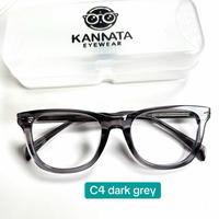 Gambar Kannata Kacamata 581100 Asetat premium uniseks antiradiasi komputer eyewear glasses frame - C1 black glossy, Lensa bening biasa dari Kannata Eyewear Collection undefined 1 Tokopedia