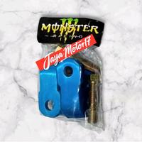 Gambar Peninggi shock belakang peninggi  shockbreaker anting shock bahan cnc peninggi shock belakang motor bebek model u posh motorcycle - merah dari jaya motor 17 undefined 4 Tokopedia