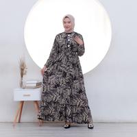 Gambar Gamis Dewi Rayon viscose Korea halus dan turkish linen polos lembut resmi santai busui dan wudhu friendly Dress Kancing Kantong Muslim Nyaman Panjang Samping Variasi Garis Kain - Corak putih dari Alejaastore undefined 2 Tokopedia