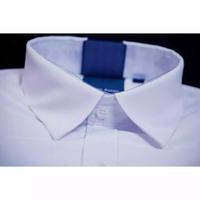 Gambar STANLEY ADAMS Kemeja Kerja Pria Lengan Panjang Formal Reguler Fit Putih Tekstur Kotak | Hem Pria - 16.5/XXL dari WD & Co. undefined 4 Tokopedia
