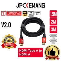 Gambar Kabel Kamera TetherPlus HDMI A to HDMI A V2.0 4K 1.5M / 2M / 3M Aluminum Cable HDMI Type A (TP-UHDAMAM) Original - 1.5M TP-UHDAMAM-150 dari JPC Kemang undefined 1 Tokopedia