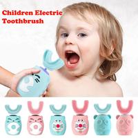 Gambar Smart Kids Sonic Electric Toothbrush USB Rechargeable Silicone U-Shape 360-Degree Cleaning Automatic Child Dental Care - E 1-7 years old dari PANPANG BEBEK TERRRBARRRU undefined 1 Tokopedia