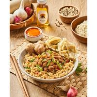 Gambar mie mentah telur bebek 1kg bahan mie ayam  Noodles Frozen Food - Tipis lurus mirip gm dari Pabrik mie obylare undefined 3 Tokopedia