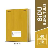 Gambar Buku tulis sidu sampul coklat kraft isi 40 lembar.. - buku sidu 40 lembar dari Fayara Olshop undefined 1 Tokopedia
