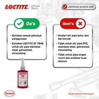 Gambar Henkel Loctite 545 Thread Sealant Seal Pipa Merah Hidrolik - 50 Ml dari Meja Bintang undefined 2 Tokopedia