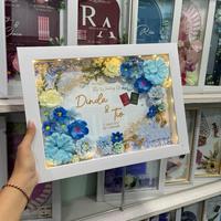 Gambar Bingkai mahar pernikahan semi resin resinart mawar elegan mewah 40 cm x 30 cm free lampu - Tidak dari KedaiAcc.com undefined 3 Tokopedia