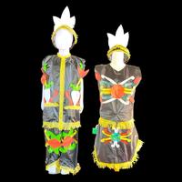 Gambar Prakarya Baju Daur Ulang Adat Dayak Couple dari Plastik | Kostum Karnaval - Perempuan, TK dari Niaufia_NEW undefined 1 Tokopedia