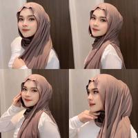 Gambar HIJAB PASHMINA MAHALINI BAHAN KAOS COTTON RAYON SUPER Muslim Panjang Kerudung - BROKEN WHITE, Pashmina dari trendhijab_id_NEW undefined 1 Tokopedia