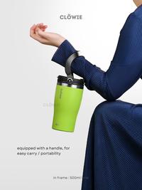 Gambar CLOWIE - TWU Tumbler Stainless Steel Botol Minum Aesthetic 900ml 2 Cara Minum Tahan Dingin Tahan Panas - 30.4oz White dari sgstoreee_NEW undefined 3 Tokopedia