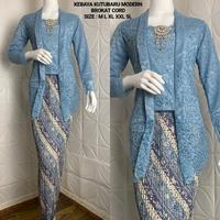 Gambar Atasan Kebaya Brokat Modern Kebaya Kutu baru Lengan Panjang Warna Teracota dari fitri kebaya01 undefined 5 Tokopedia