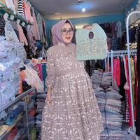 Gambar Dres gamis raya abang adek katun Bangkok import premium kombinasi katun bangkok premium Wanita  Midi - 01 putih katbol mewah dari Dilacollectionsby03 undefined 4 Tokopedia