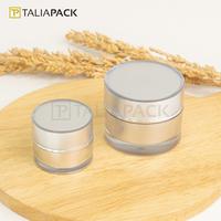Gambar 100 PCS POT CREAM 5GR - GOLD / SILVER ACRYLIC (HARGA GROSIR) - SILVER  dari Taliapack Packaging undefined 5 Tokopedia