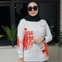 Gambar XVLORE |TERBARU| limited edition sepecial kemerdekaan Indonesia 17 agustus Kaos baju Cewek/wanita Atasan lengan panjang motip independent lengan 7/8 REAL PICT nyaman katun combed PREMIUM (A.1) sablon Distro HUT RI Merah Putih - Putih independent , M dari Xvlore undefined 5 Tokopedia