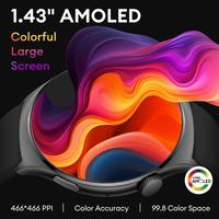 Gambar Aolon Mars R3 Smartwatch Original | AMOLED Screen | Always On Display | 200+ Watch Face | 178+ Sport modes | Alloy Body Jam Pintar 1.43-inch Health Monitoring Tracker jam tangan smartwatch jam tangan pria jam tangan wanita - Black dari Aolon undefined 3 Tokopedia