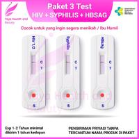 Gambar 3 Set Alat Test HIV Syphilis HBsAg Healgen Akurat 99,8% dari Yaya Health and Beauty undefined 1 Tokopedia