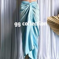 Gambar Rok Satin Free Style Kekinian untuk Wanita - putih, allsize dari GGcolection undefined 3 Tokopedia